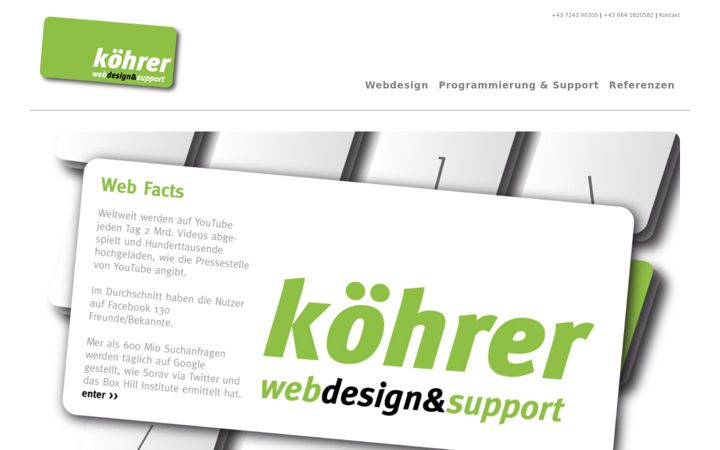 Screenshot of koehrer.at
