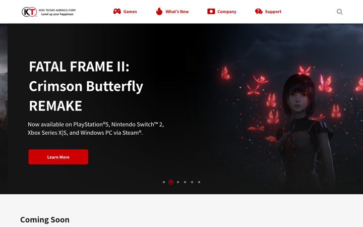 Screenshot of koeitecmoamerica.com