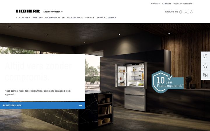 Screenshot of koelen.nl
