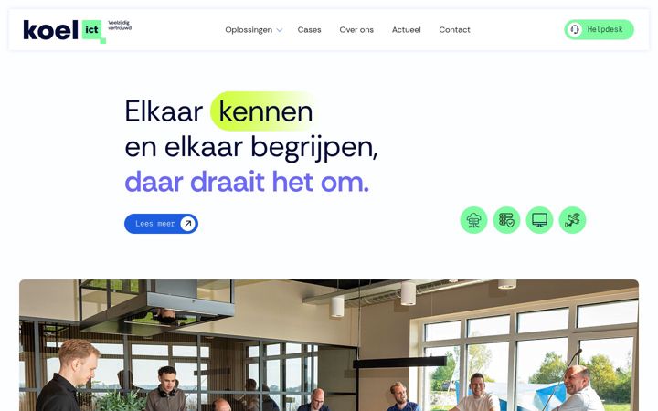 Screenshot of koelict.nl