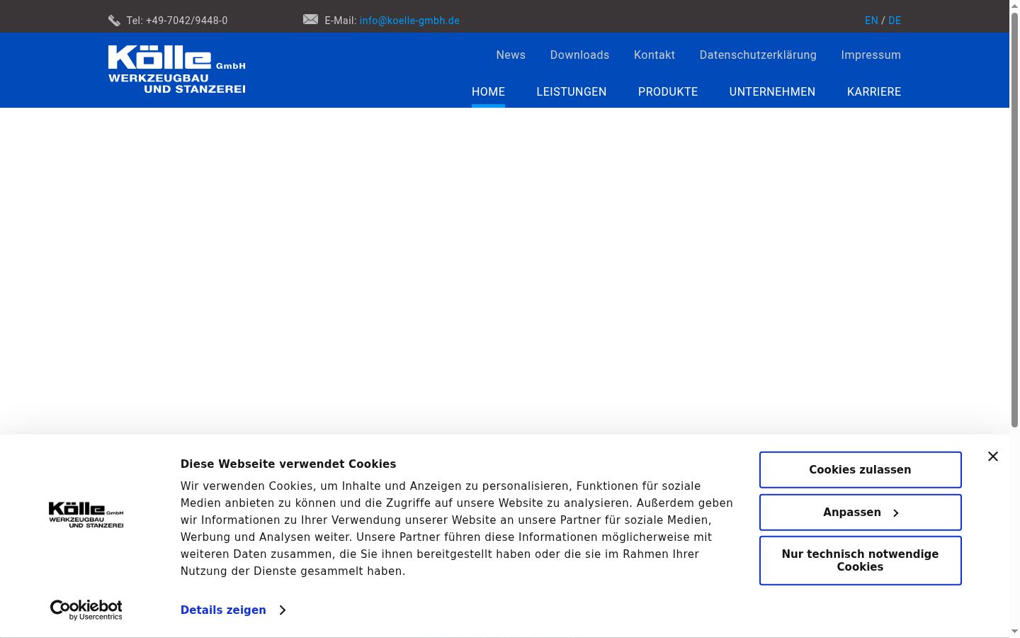 Screenshot tal-banner tal-kunsens muri qabel kwalunkwe interazzjoni