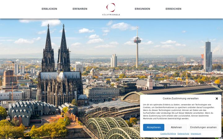 Screenshot of koelntrianglepanorama.de