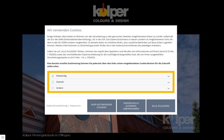 Screenshot of koelper.de