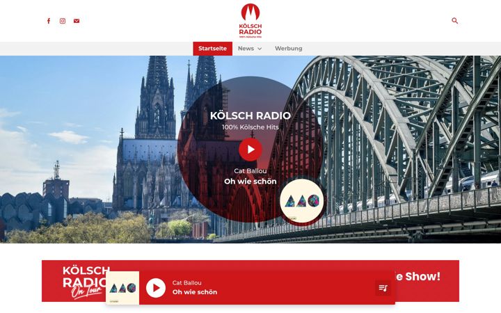 Screenshot of koelsch-radio.de