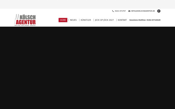 Screenshot of koelschagentur.de