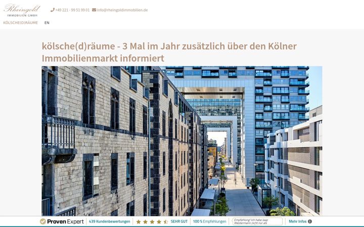 Screenshot of koelscheraeume.de
