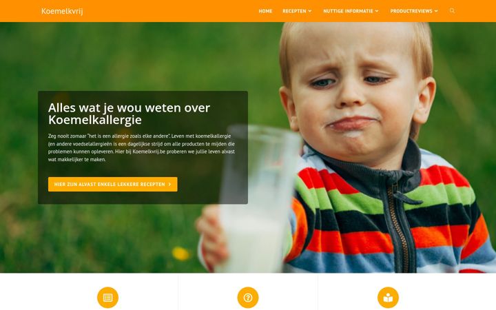 Screenshot of koemelkvrij.be