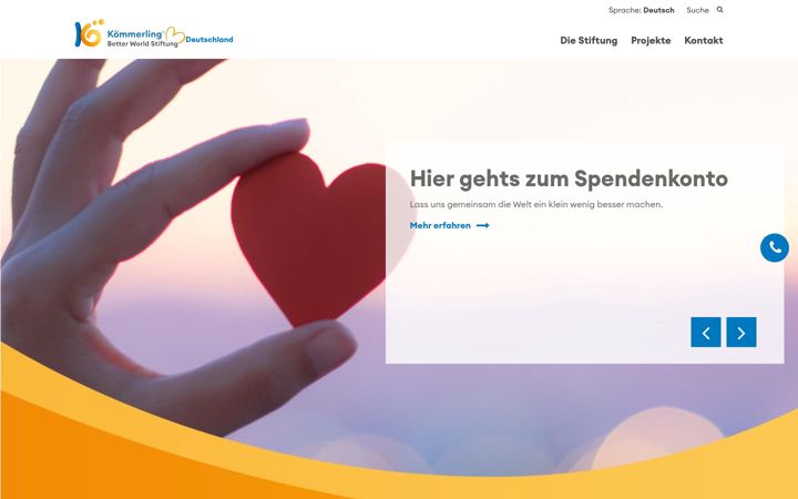 Screenshot of koemmerling-better-world.com