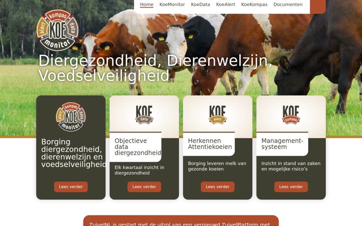Screenshot of koemonitor.nl