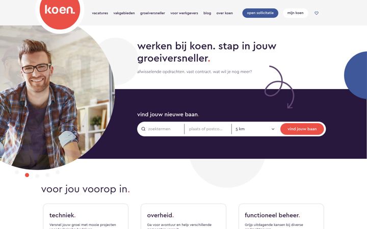 Screenshot of koen.com