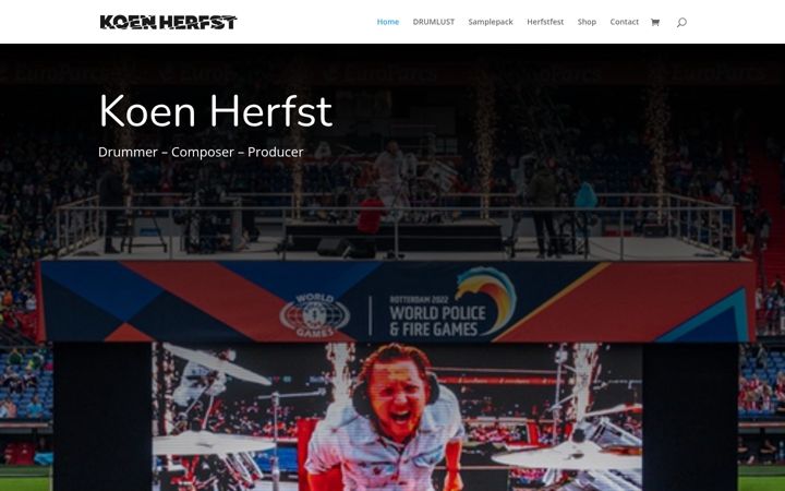 Screenshot of koenherfst.com