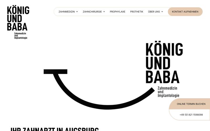 Screenshot of koenig-baba.dental