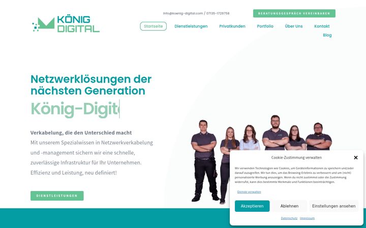 Screenshot of koenig-digital.com