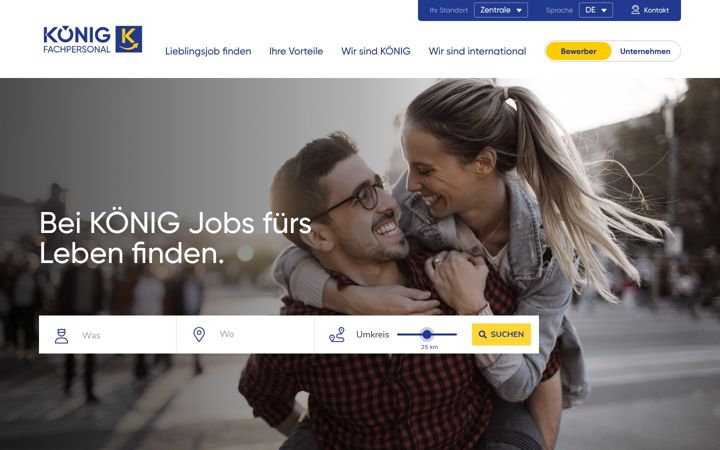 Screenshot of koenig-fachpersonal.at
