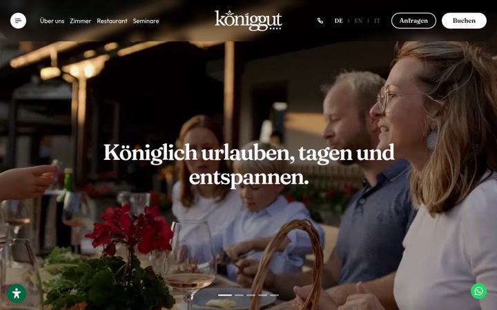 Screenshot of koeniggut-salzburg.at