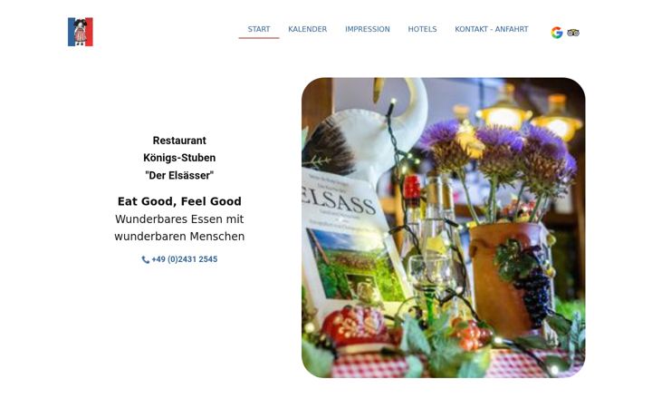Screenshot of koenigs-stuben.com