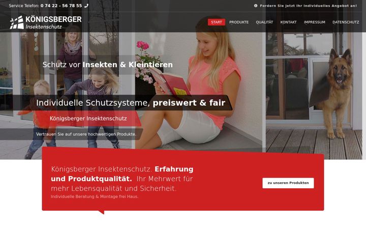Screenshot of koenigsberger-insektenschutz.de