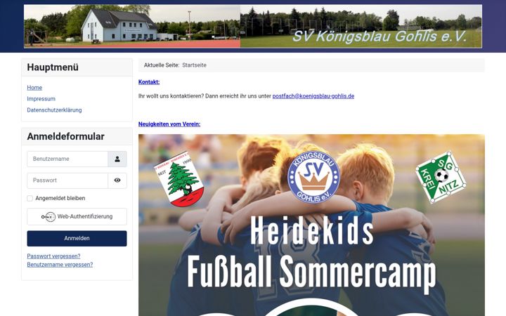 Screenshot of koenigsblau-gohlis.de