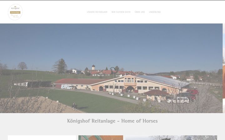 Screenshot του koenigshof-reitanlage.de
