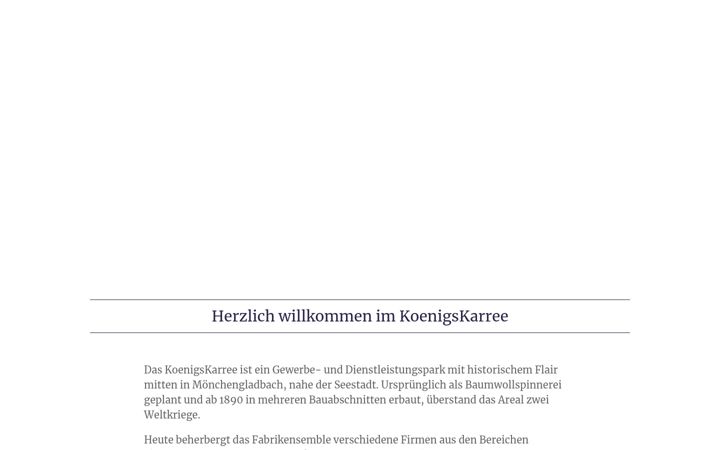 Screenshot of koenigskarree.de