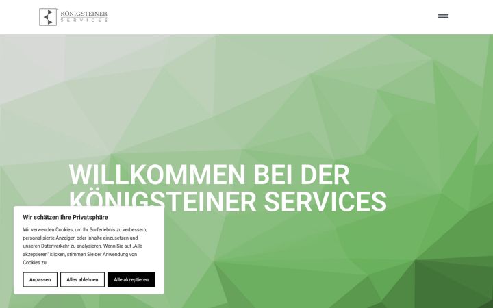 Screenshot of koenigsteiner-services.de
