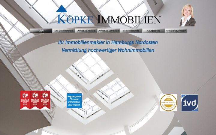 Screenshot of koepkeimmobilien.de