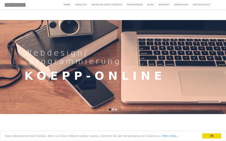 Screenshot of koepp-online.de