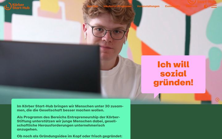 Screenshot of koerber-starthub.de