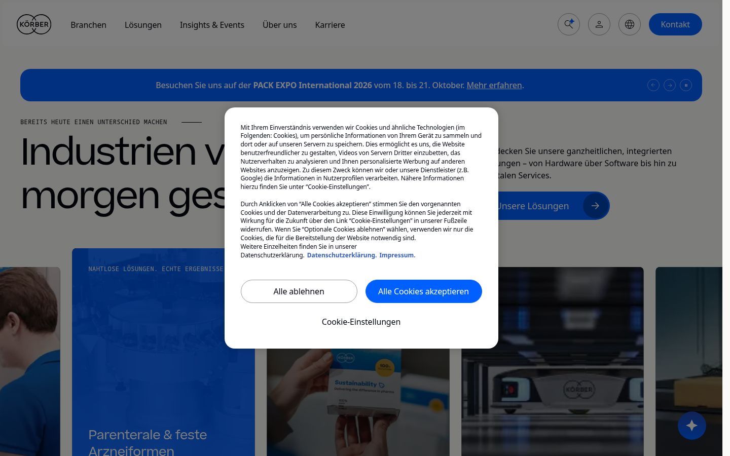 Zrzut ekranu banera zgody wyświetlanego przed jakąkolwiek interakcją