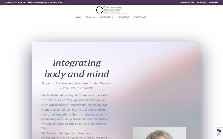 Screenshot of koerper-psyche-therapie.ch
