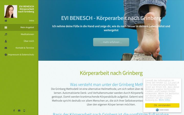 Screenshot of koerperarbeit-krems.at
