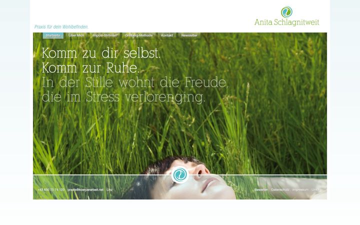 Screenshot of koerperarbeit.net