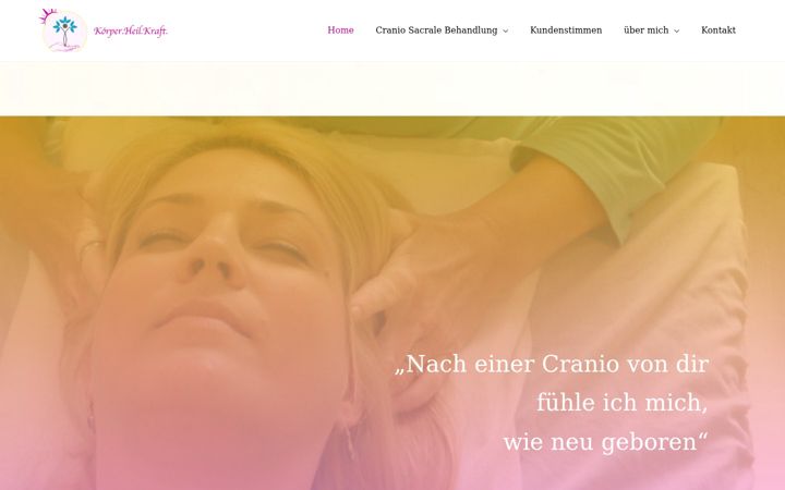 Screenshot of koerperheilkraft.at