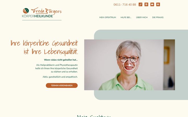 Screenshot of koerperheilkunde.de