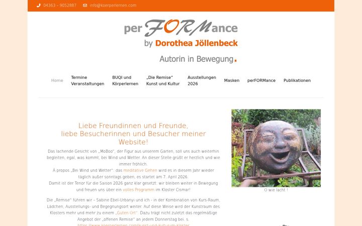 Screenshot of koerperlernen.com