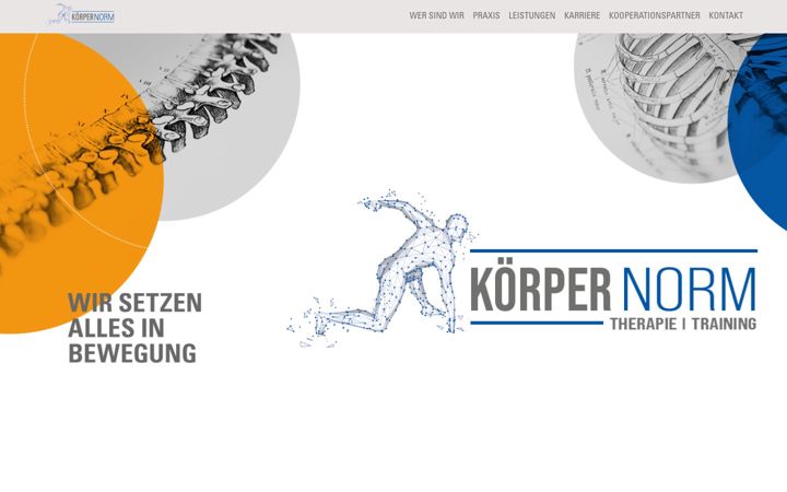 Ekraanipilt saidist koerpernorm.de