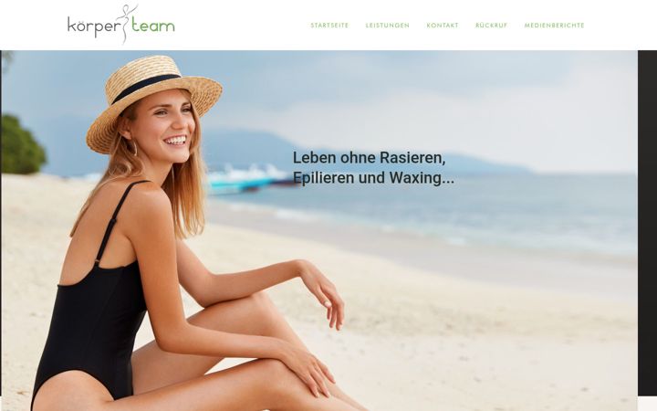 Screenshot of koerperteam.de