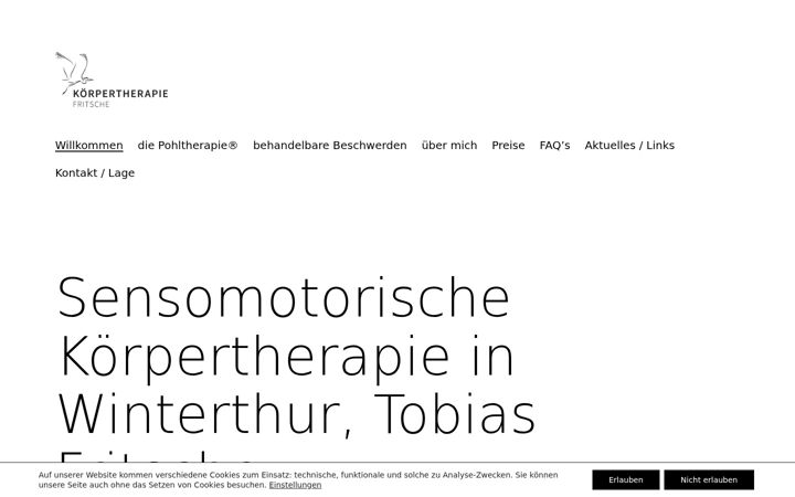 Screenshot of koerpertherapie-fritsche.ch