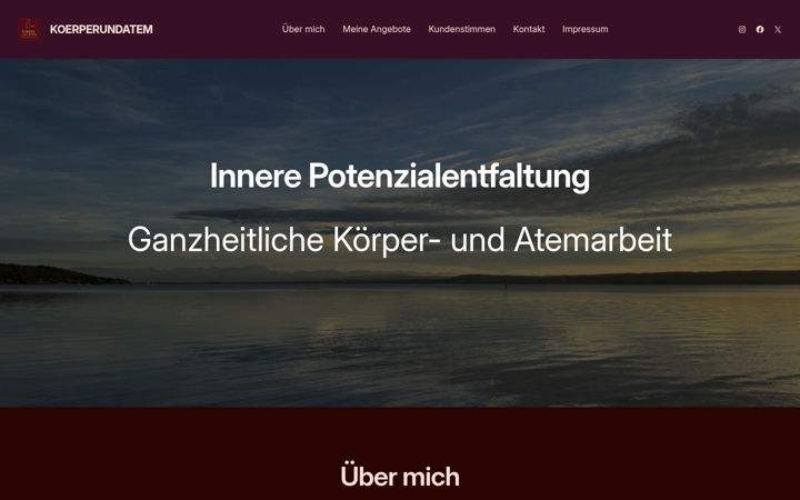 Screenshot of koerperundatem.de