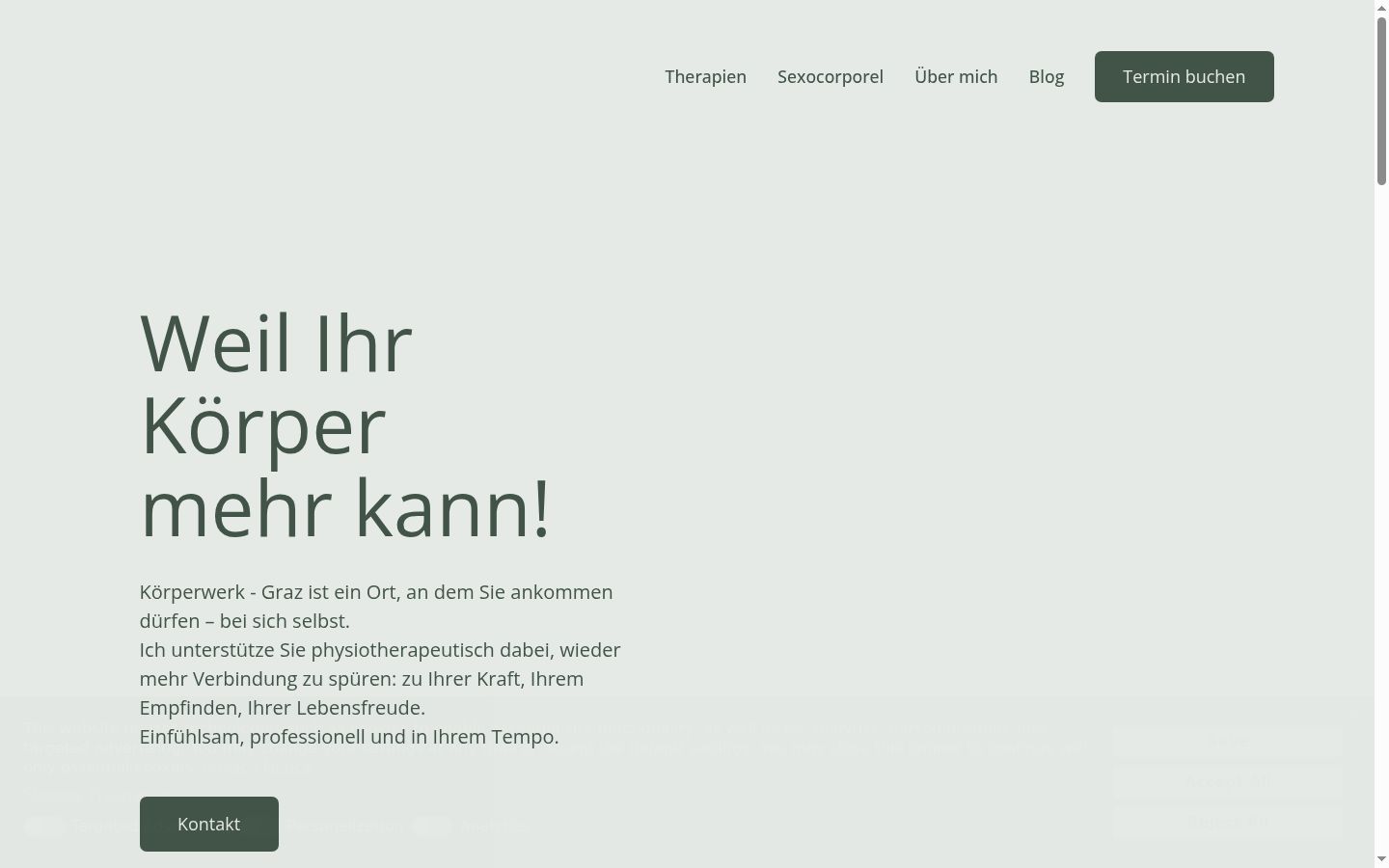 Screenshot tal-banner tal-kunsens muri qabel kwalunkwe interazzjoni