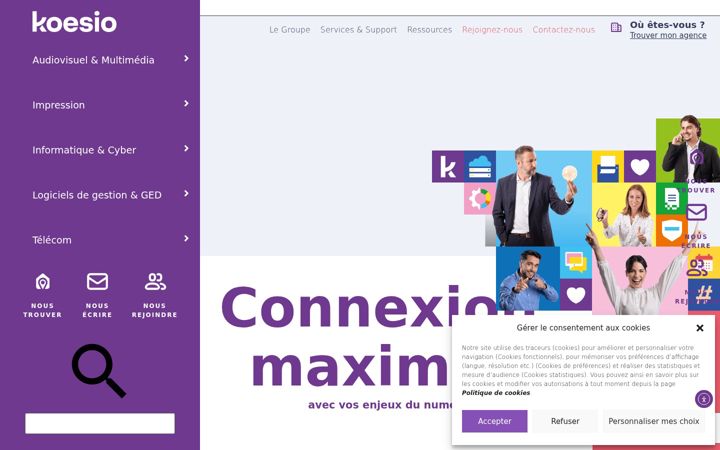 Screenshot stránky koesio.com