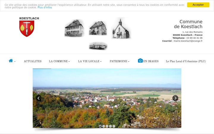 Screenshot of koestlach.fr