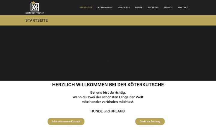 Screenshot of koeterkutsche.de
