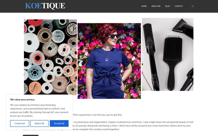 Screenshot of koetiquemade.com