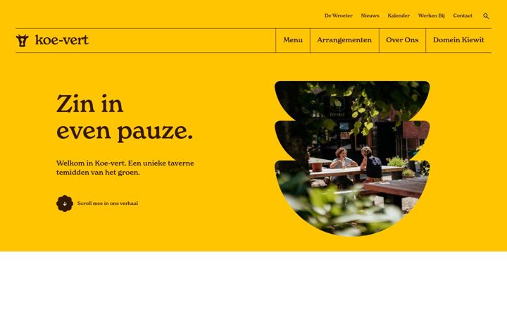 Screenshot of koevertkiewit.be