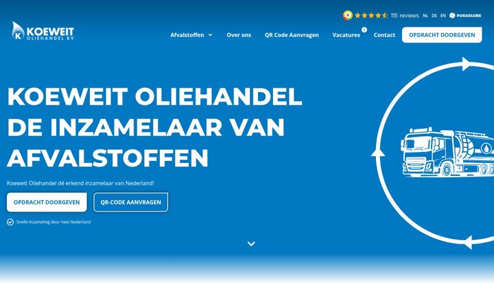 Screenshot of koeweitoliehandel.nl