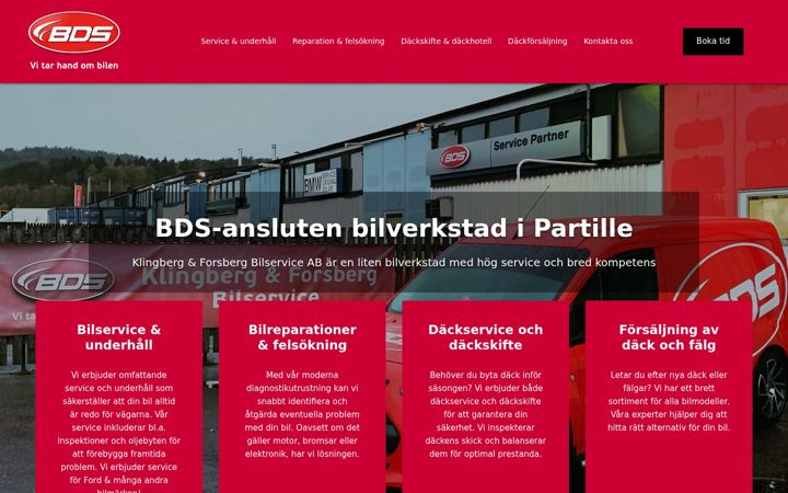 Screenshot of kofbilservice.se