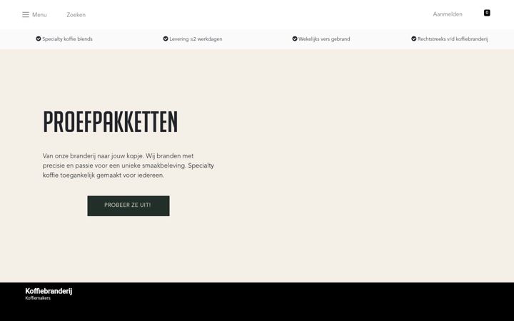 Screenshot of koffiemakers.be