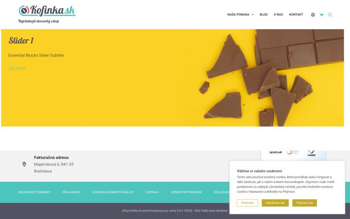 Screenshot of kofinka.sk