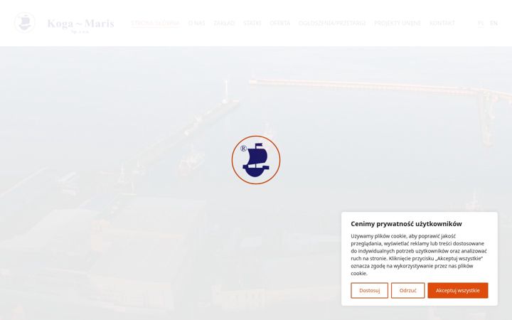 Screenshot of koga-maris.pl